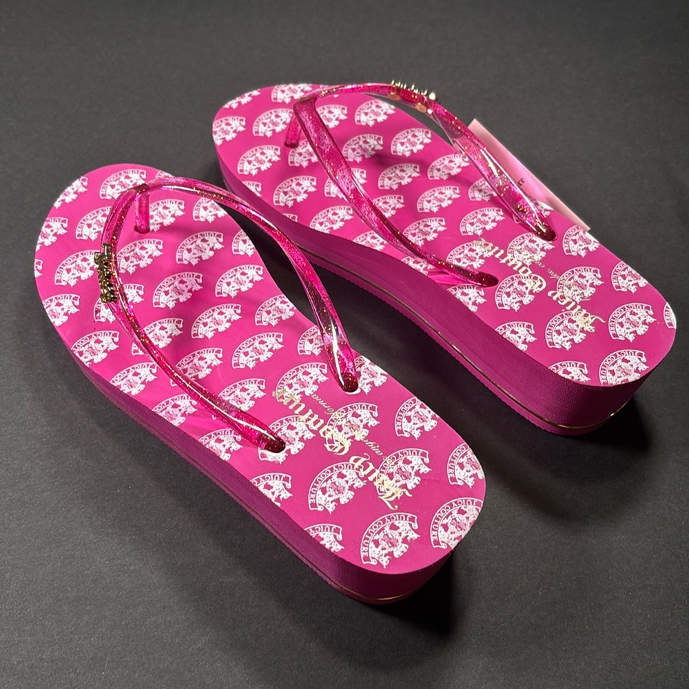 juicy couture low heel sandals